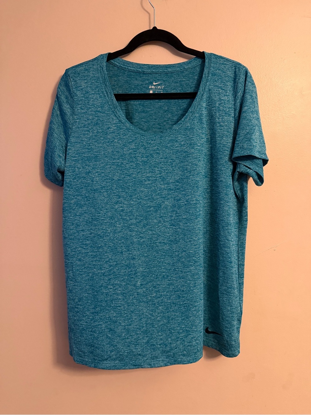 Nike Teal Heather Dri-FIT Short Sleeve Tee